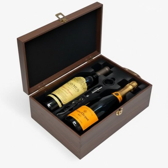 Veuve Clicquot Champagne & Caymus Wine Gift Box